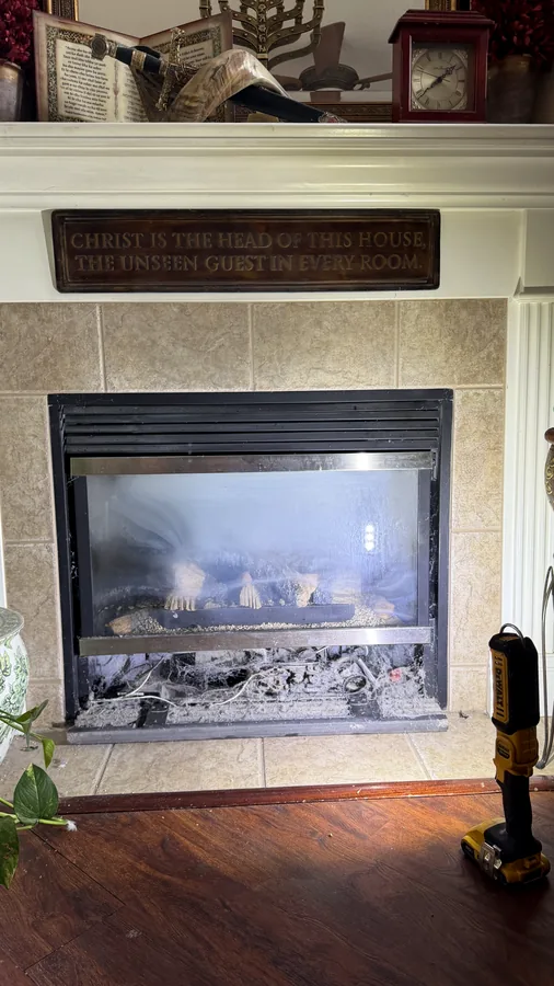 Before — Gas Fireplace Service