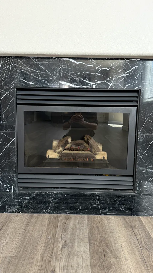After — Gas Fireplace Restoration