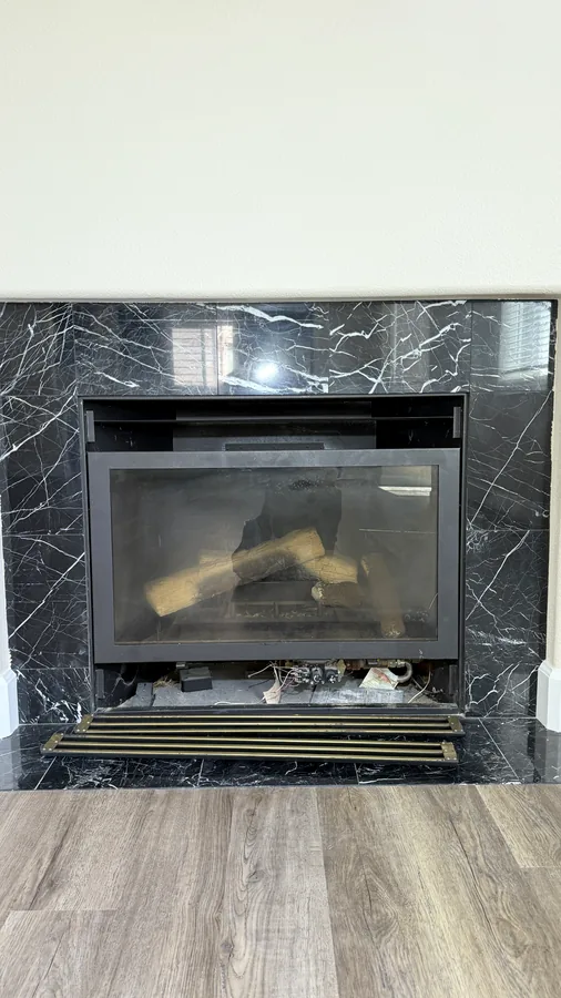 Before — Gas Fireplace Restoration
